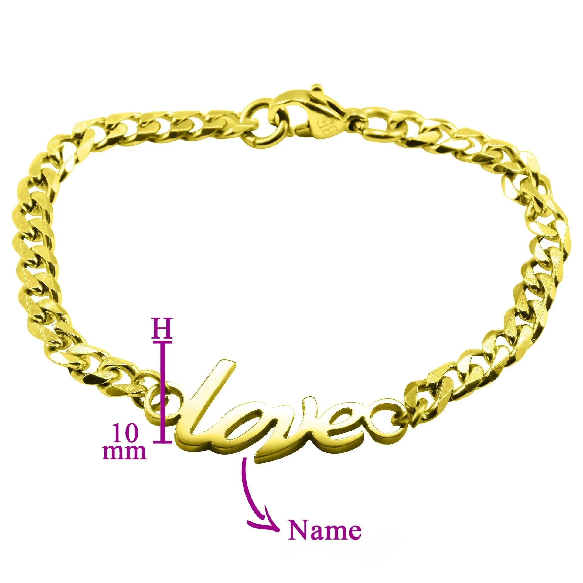 Personalised Love Bracelet
