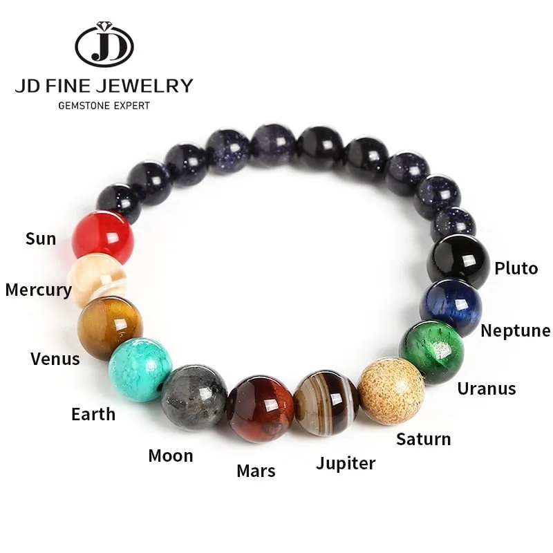 Planet Space Bead Bracelet