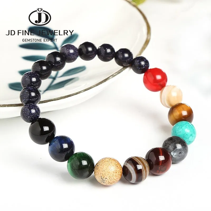 Planet Space Bead Bracelet