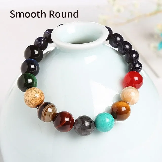 Planet Space Bead Bracelet