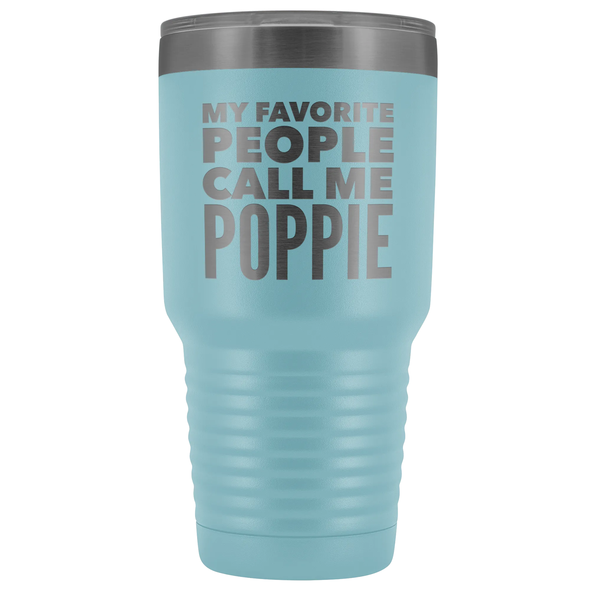Poppie Tumbler Metal Mug Gift for Poppie Double Wall Vacuum Insulated Hot Cold Travel Cup 30oz BPA Free