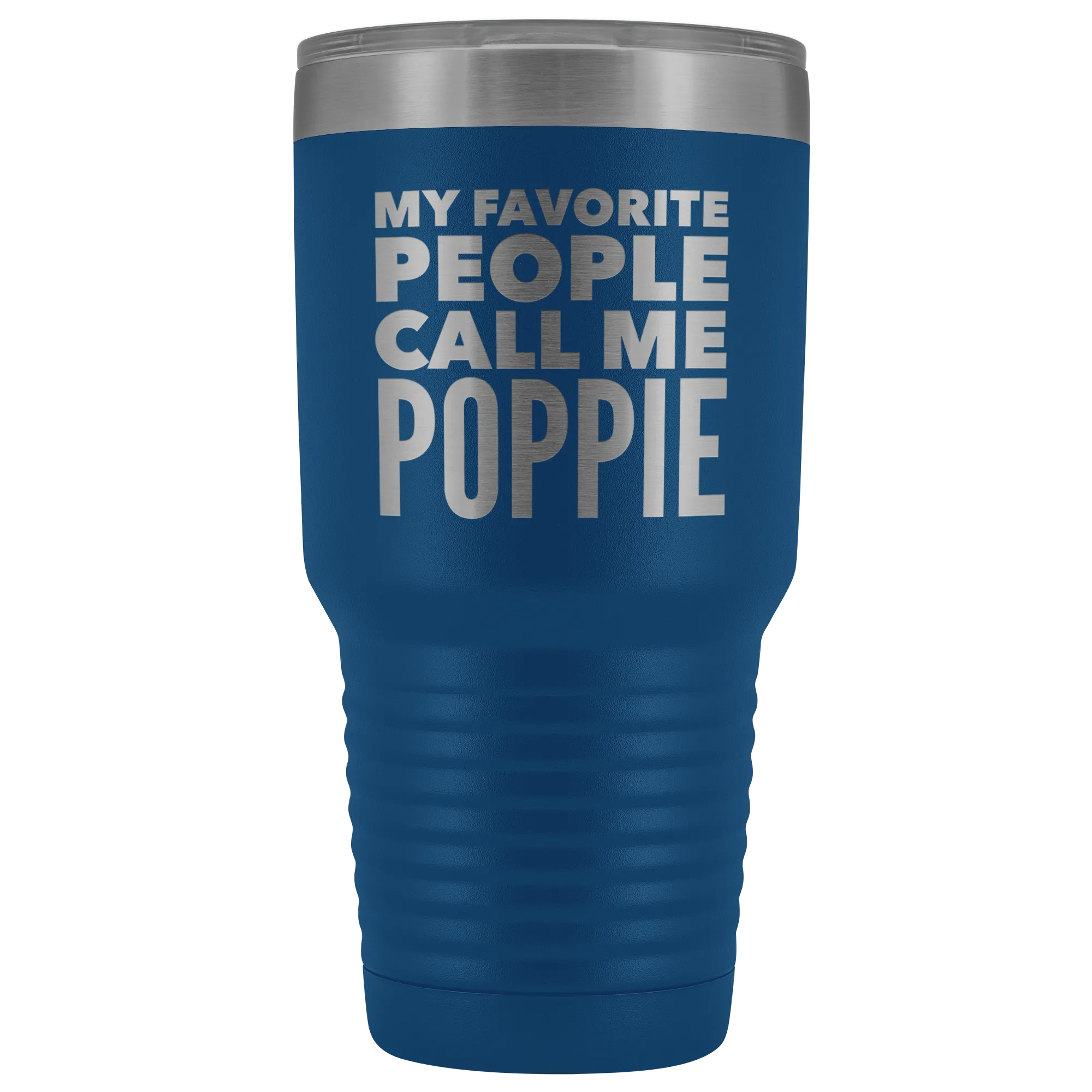 Poppie Tumbler Metal Mug Gift for Poppie Double Wall Vacuum Insulated Hot Cold Travel Cup 30oz BPA Free