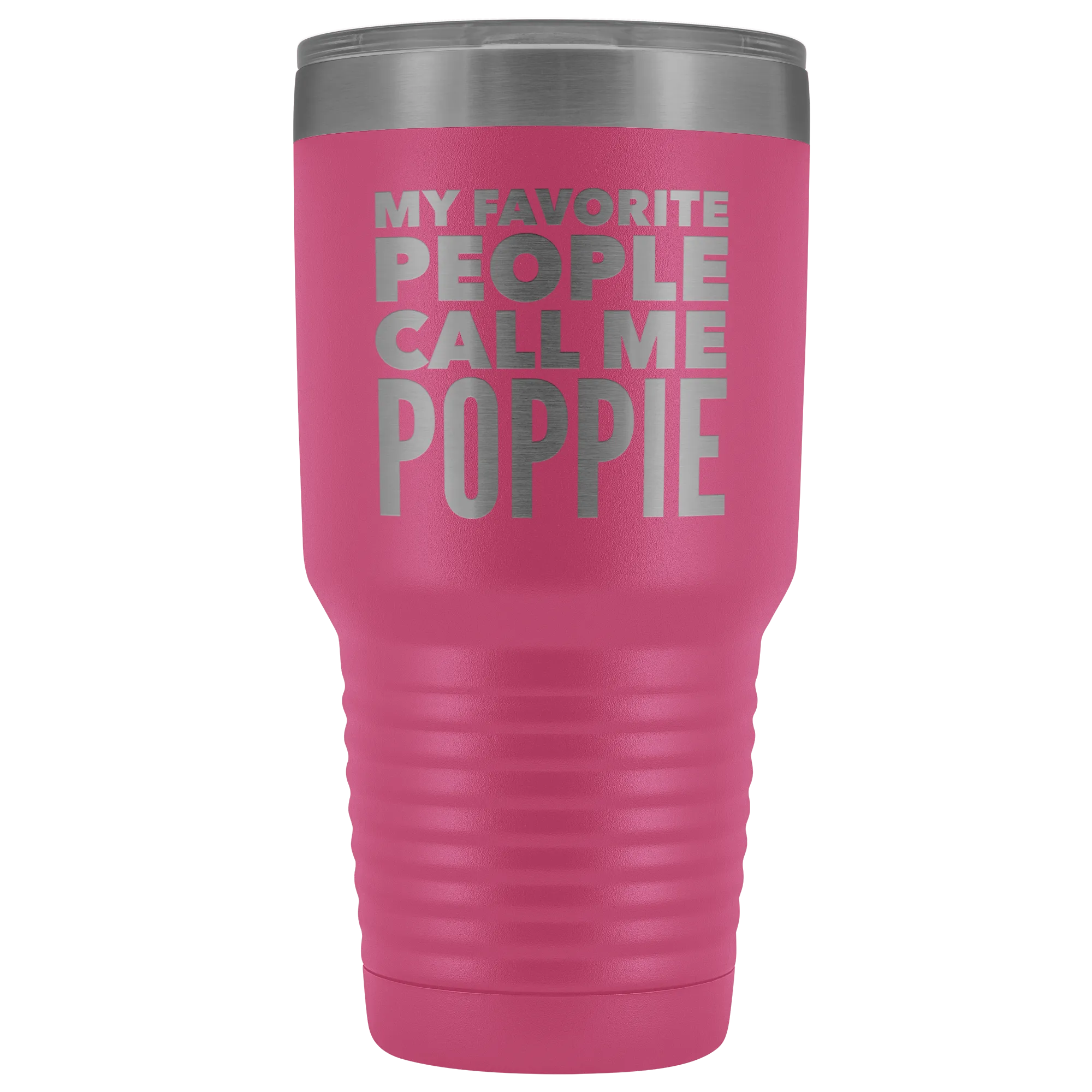 Poppie Tumbler Metal Mug Gift for Poppie Double Wall Vacuum Insulated Hot Cold Travel Cup 30oz BPA Free