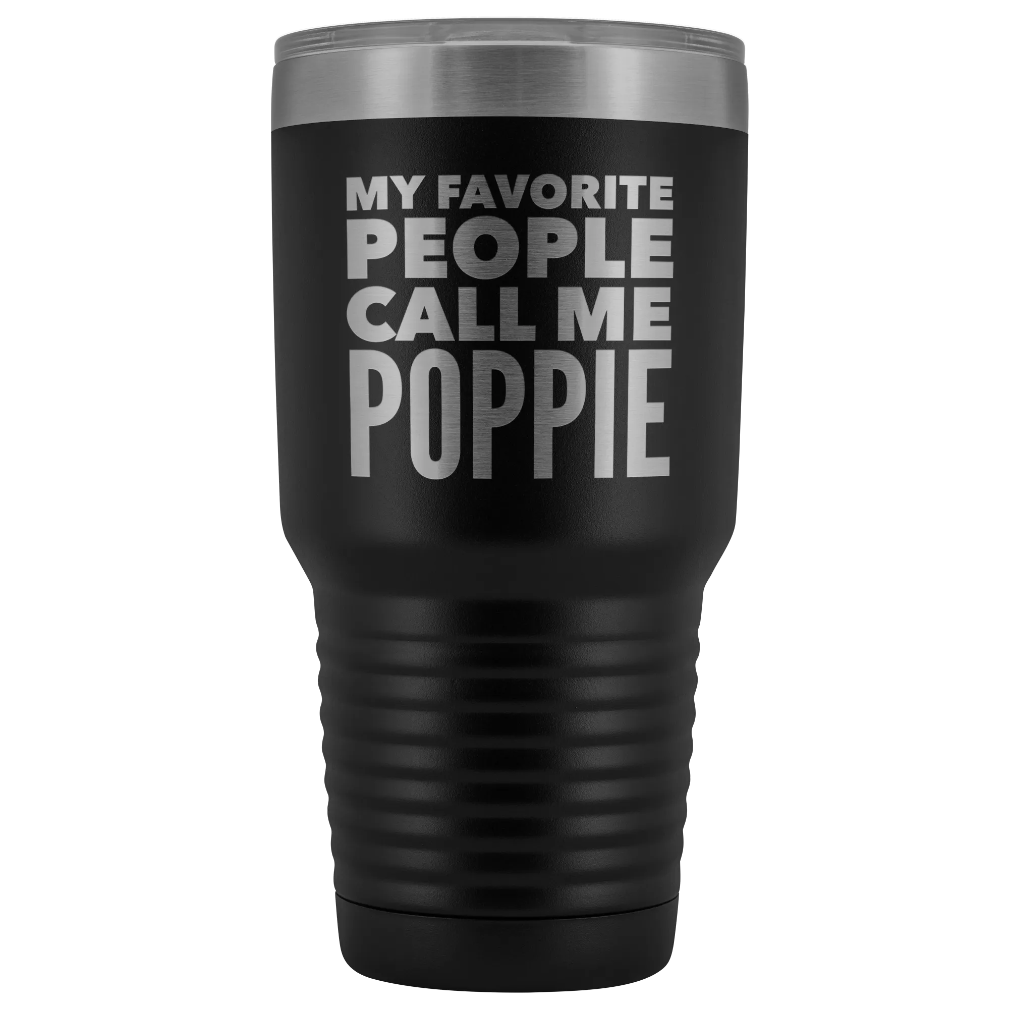 Poppie Tumbler Metal Mug Gift for Poppie Double Wall Vacuum Insulated Hot Cold Travel Cup 30oz BPA Free
