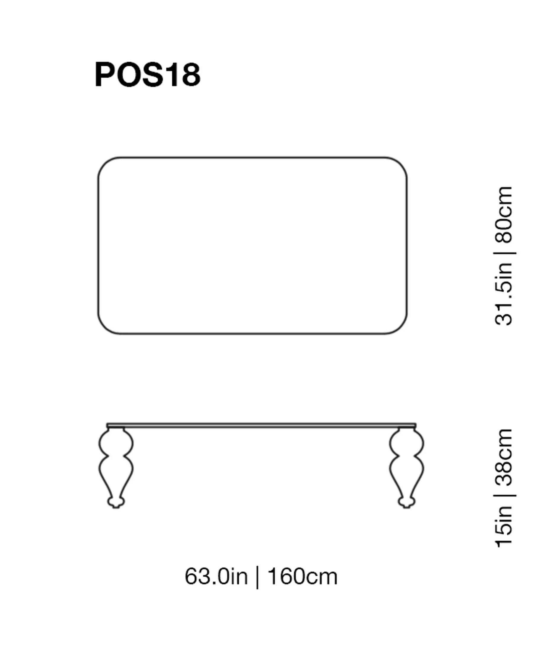 Post Modern Glass Table