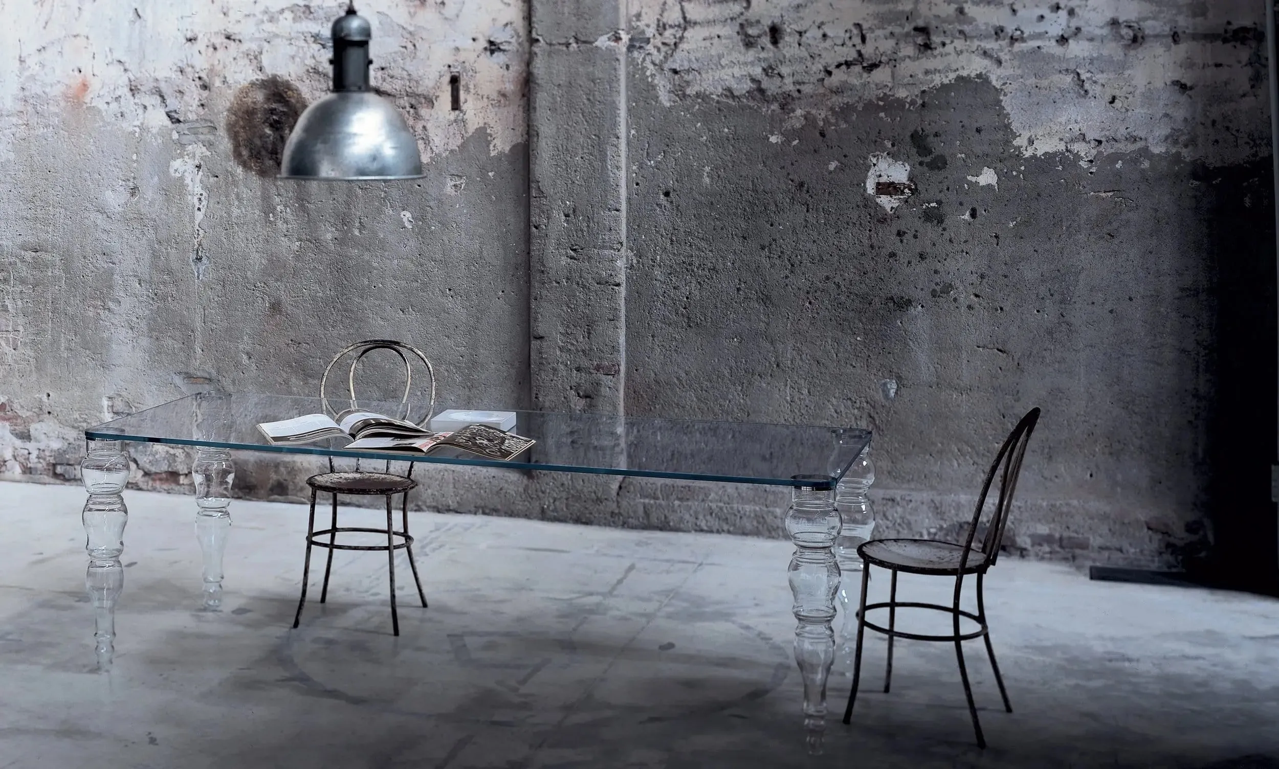 Post Modern Glass Table