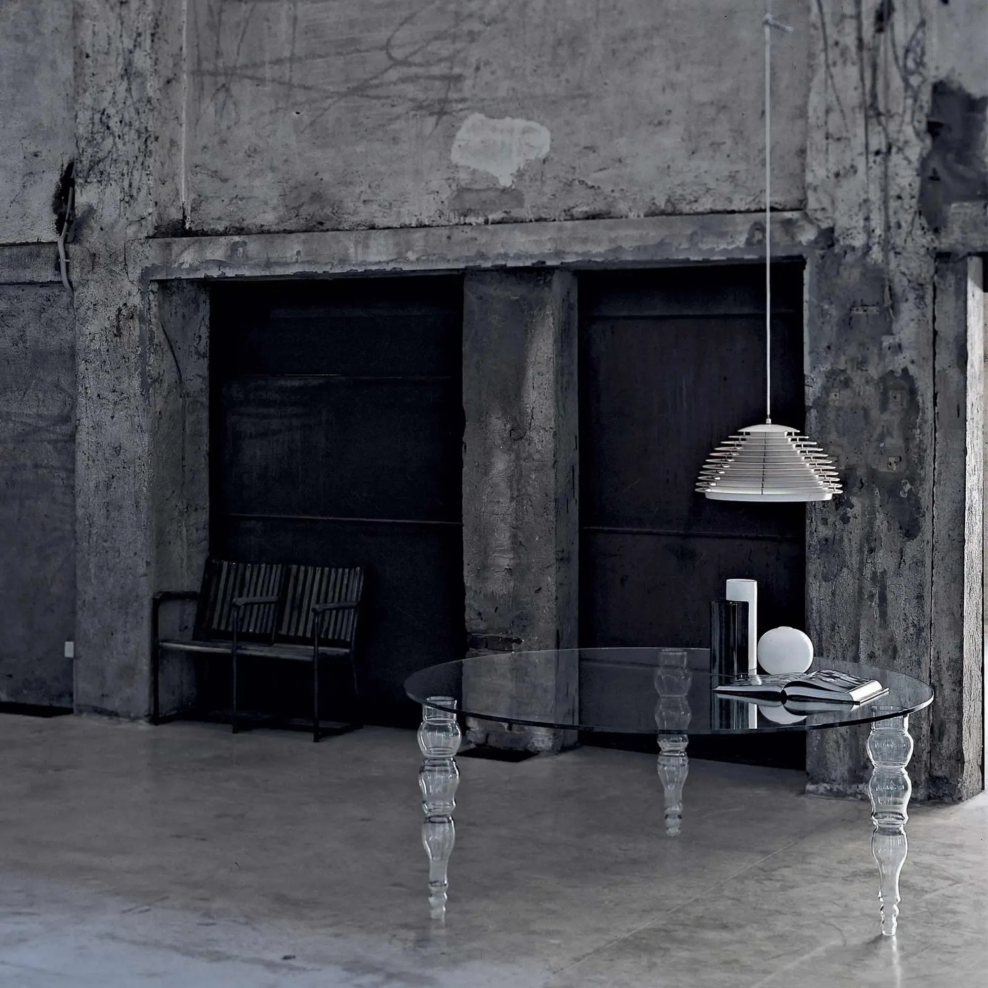 Post Modern Glass Table