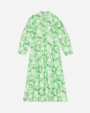 Printed Cotton Poplin - Island Green