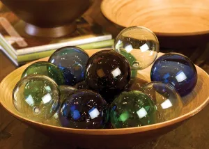 Recycled Green Glass Ball (Pack of 6)
