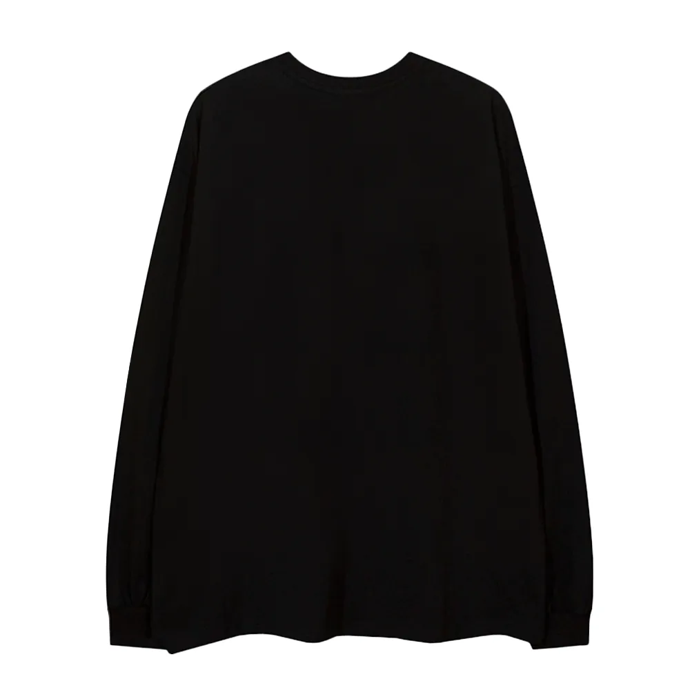 Retro Humanoid Energy Half Face Long Sleeve Shirt