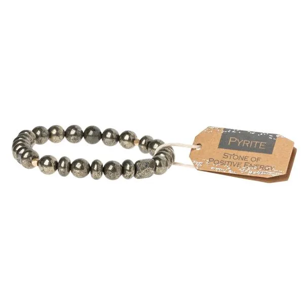 Scout Curated Wears Stone Stacking Bracelet - Pyrite