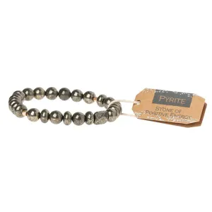 Scout Curated Wears Stone Stacking Bracelet - Pyrite
