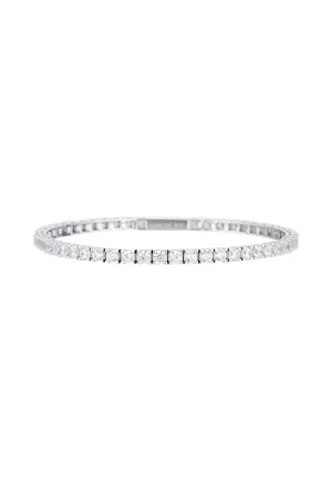 SELENA 3MM TENNIS BRACELET SMALL 16.5CM SILVER