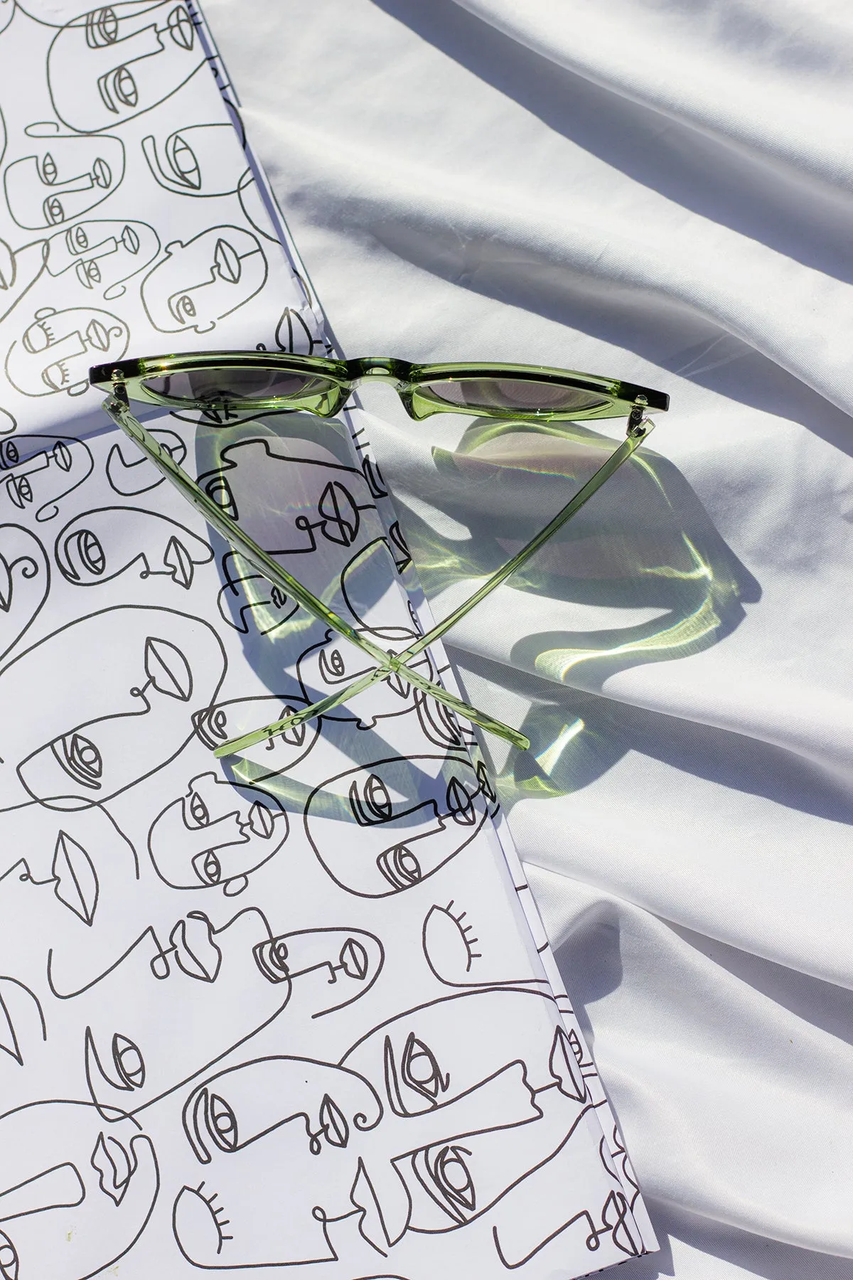 Semi Cat Eye Sunglasses