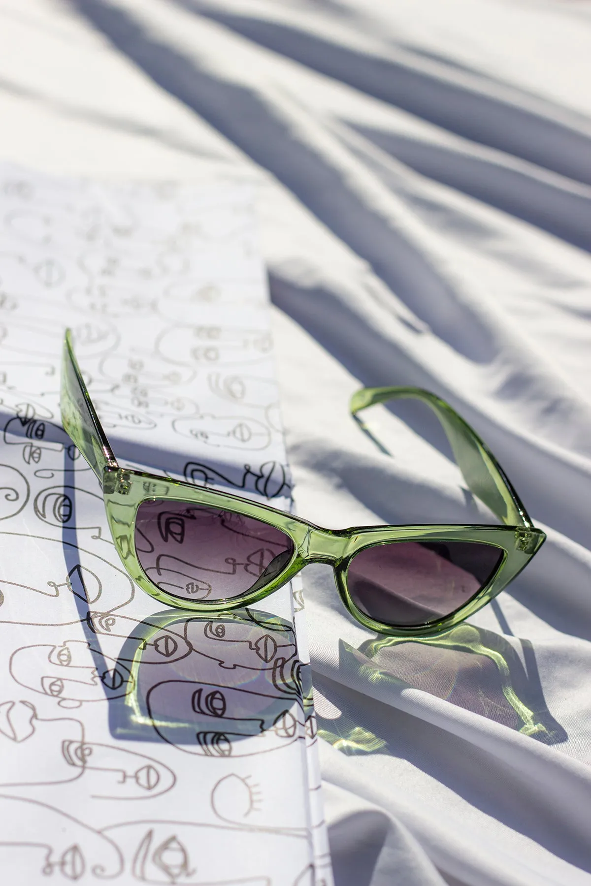 Semi Cat Eye Sunglasses