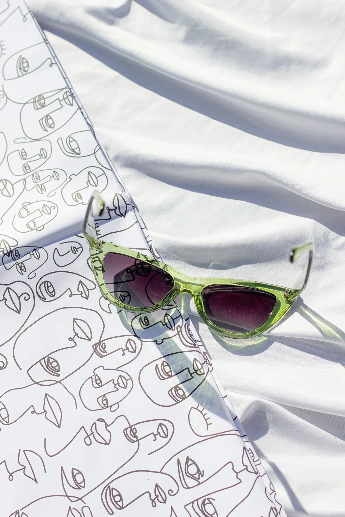 Semi Cat Eye Sunglasses
