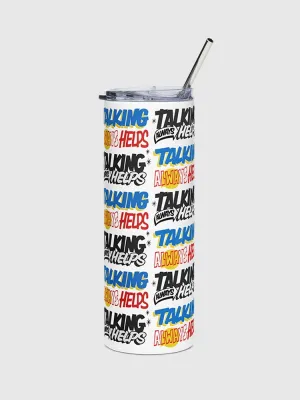 Sex Education Talking Always Helps 20 oz. Stainless Steel Tumbler