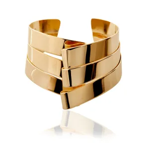 Shield cuff bracelet