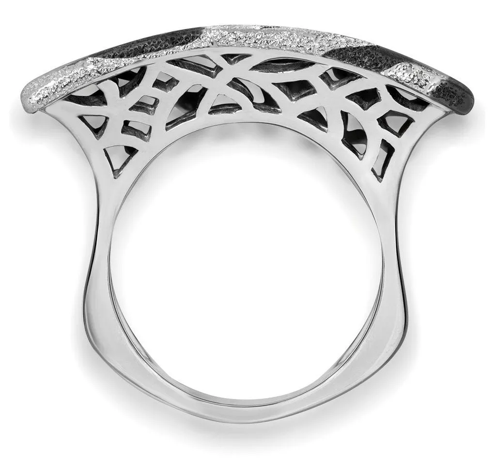 Silver Swirl Ring
