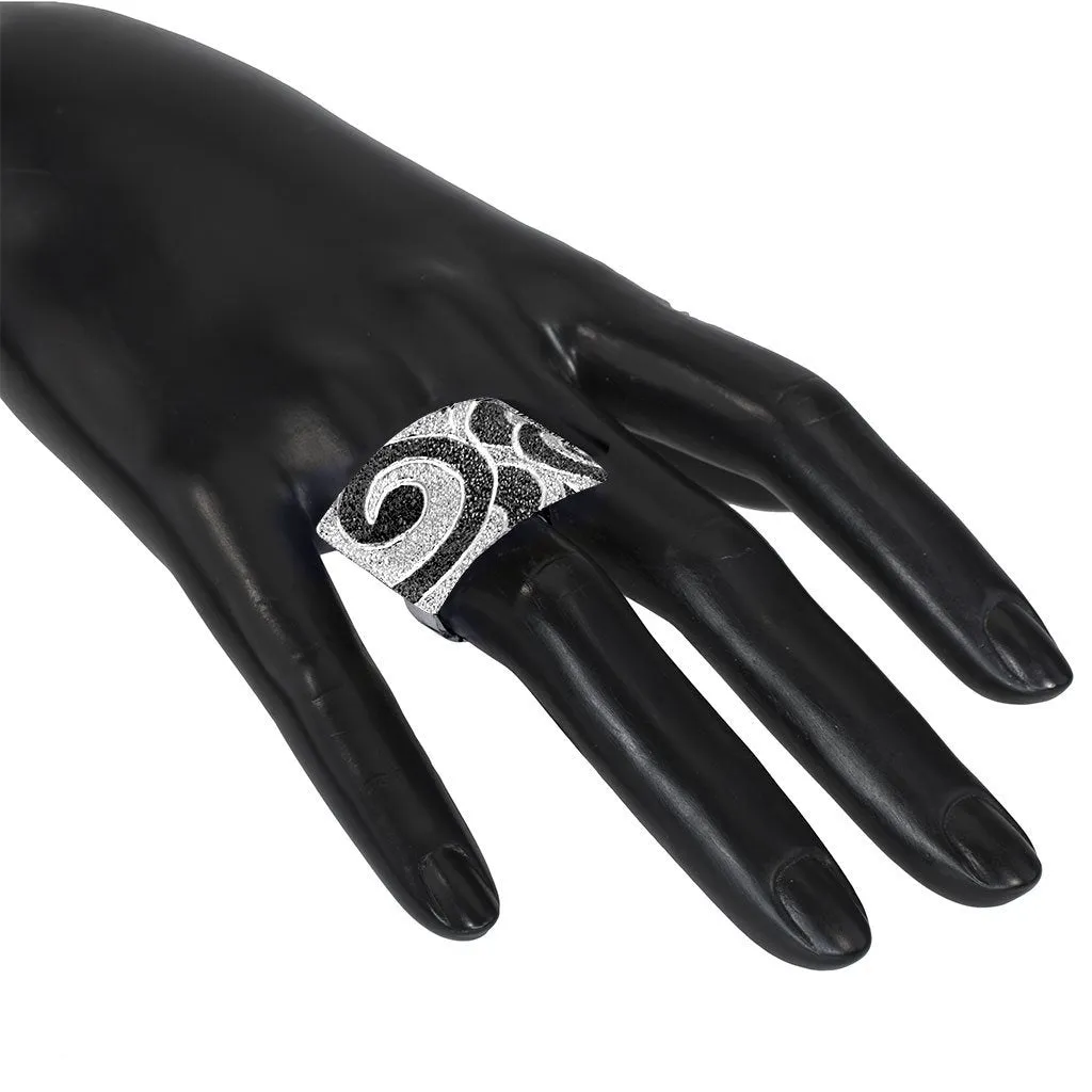 Silver Swirl Ring