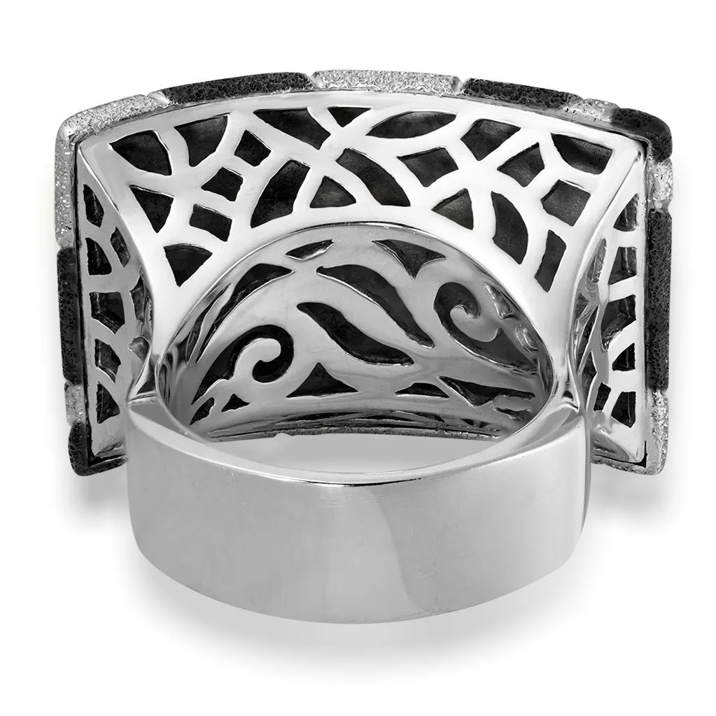 Silver Swirl Ring