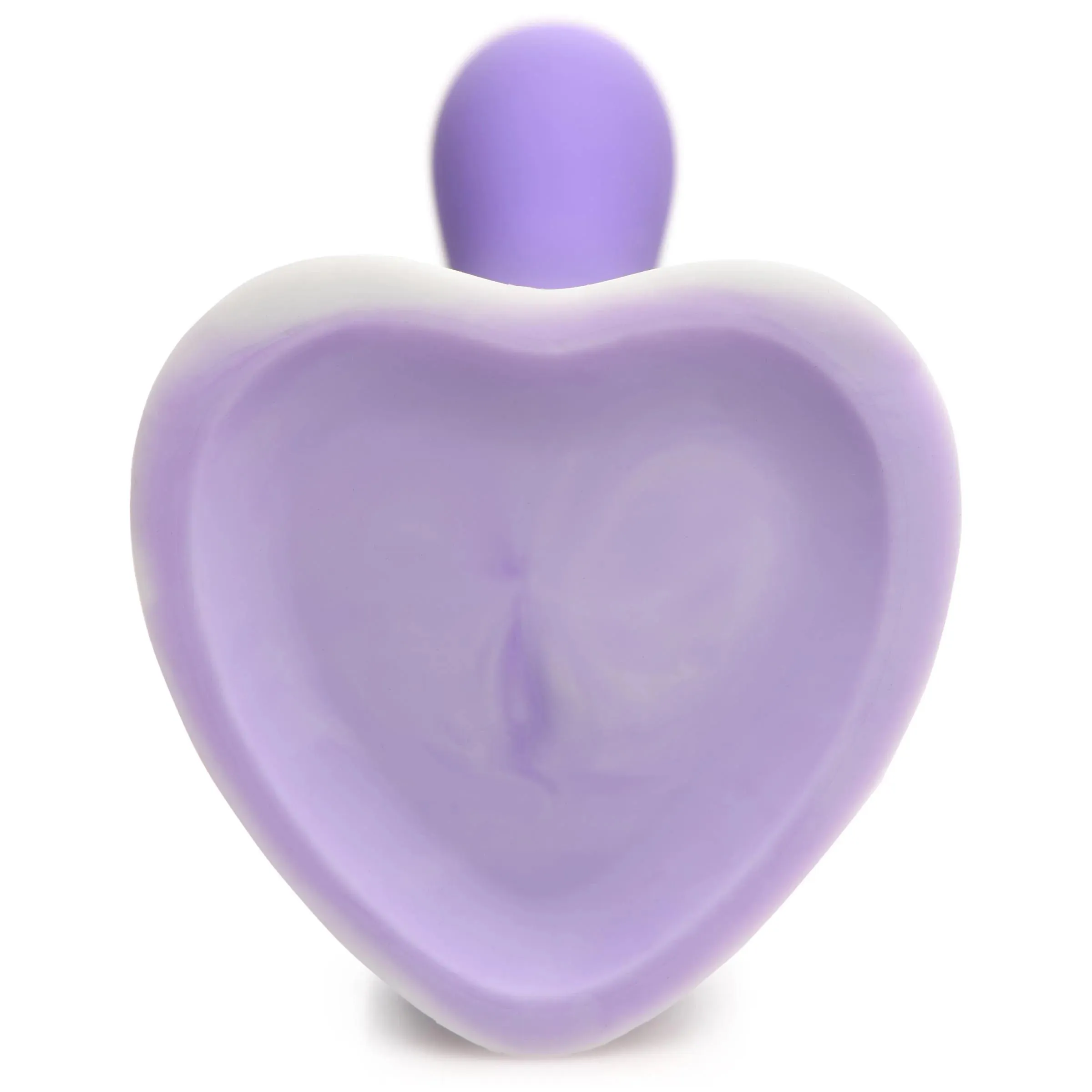 Simply Sweet Slim G-Spot Silicone Dildo - Purple/White