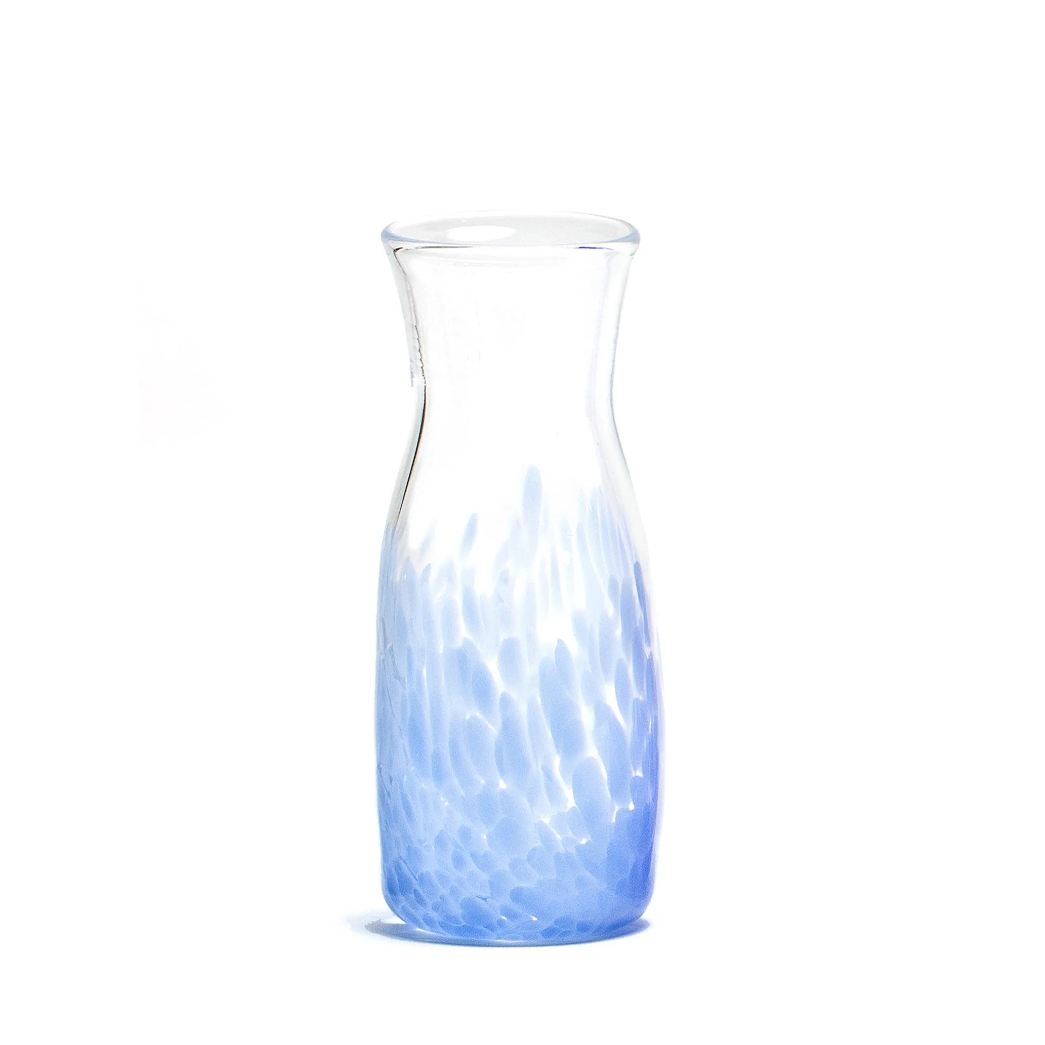 Sky Blue/Transparent Spotted Carafe