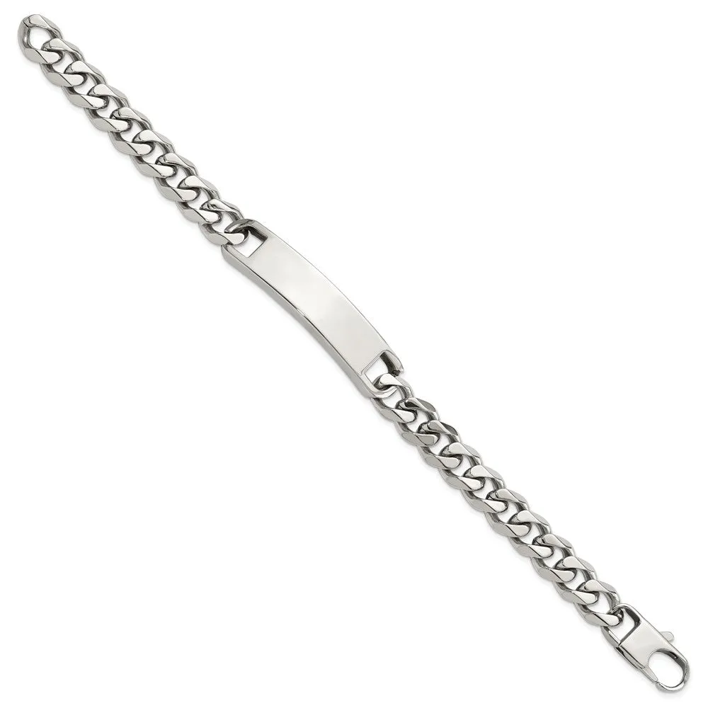 Stainless Steel Polished 8.5in ID Bracelet
