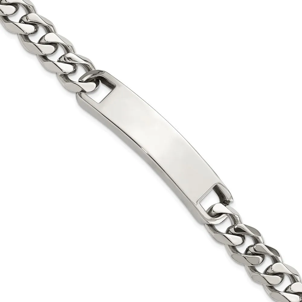 Stainless Steel Polished 8.5in ID Bracelet