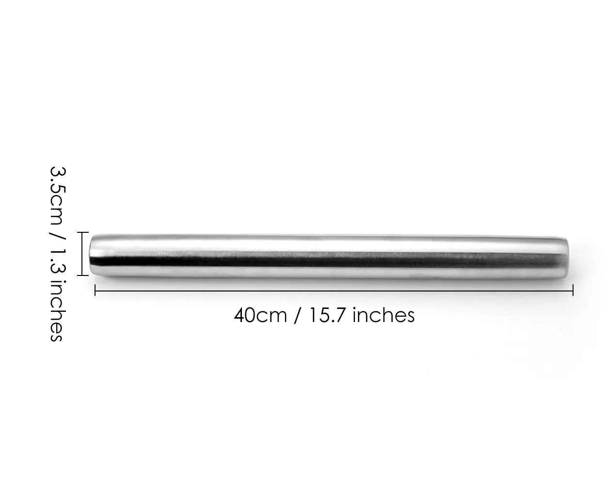 Stainless Steel Rolling Pin