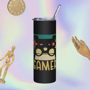 Stainless steel tumbler, Cool Drink, Water Tumbler, Gift for Gamer's  20 OZ