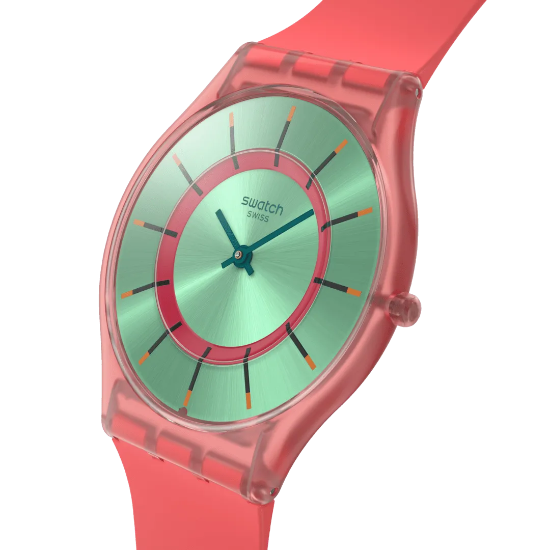 Swatch MINTY MANGO Dream Originals Skin 34mm clock watch