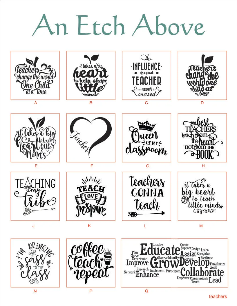 Teacher Insulated Stemless Wine Cup - 16 color options