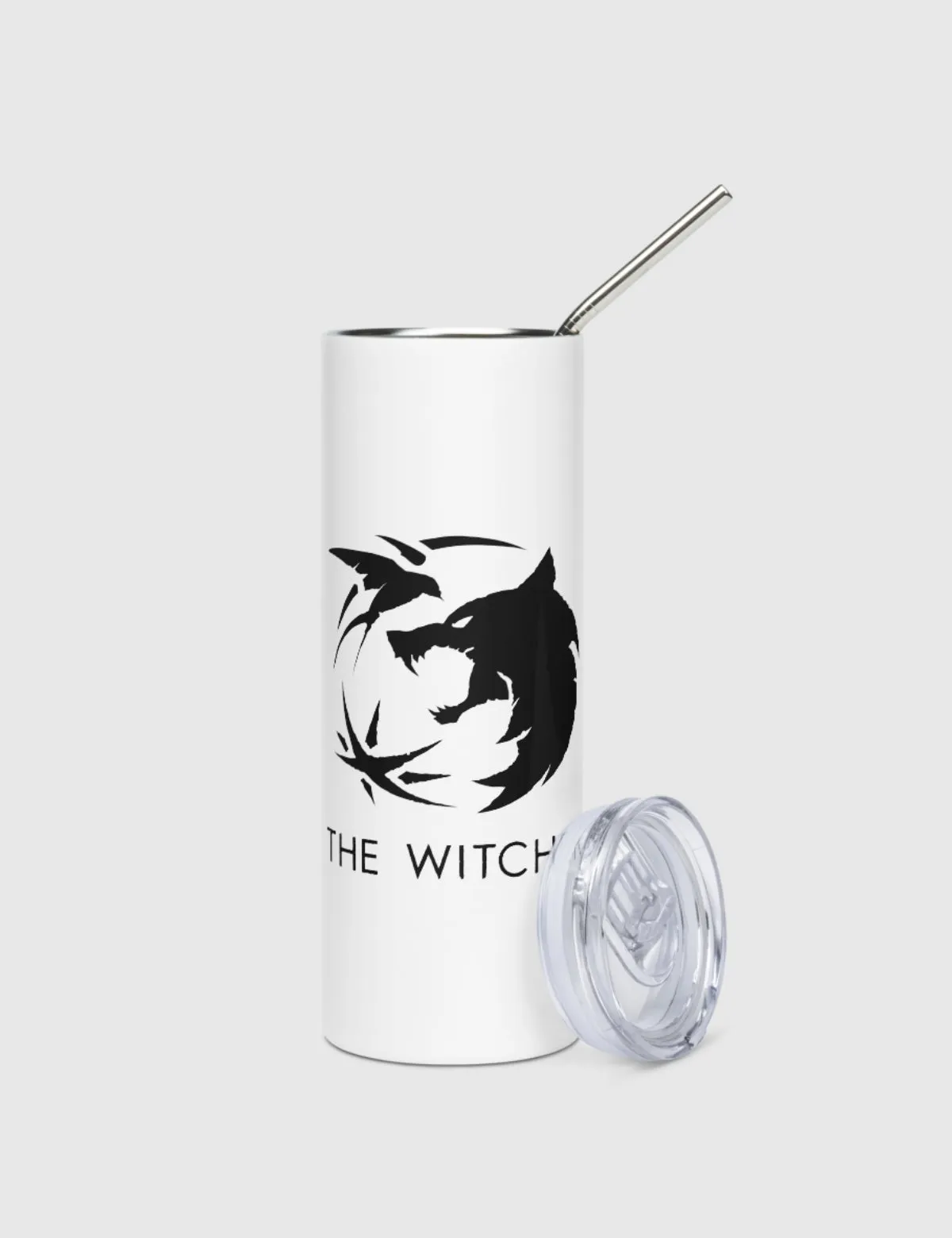 The Witcher Stainless Steel Tumbler [White]