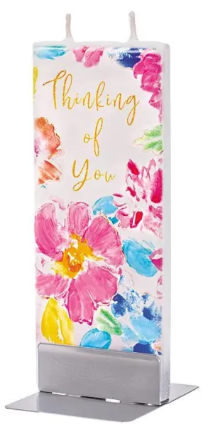 Thinking Of You Hand Painted Flaytz Candle