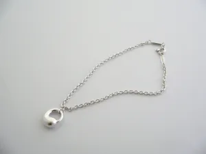 Tiffany & Co Eternal Circle Dangle Bracelet Bangle Silver Peretti Gift Chain Art