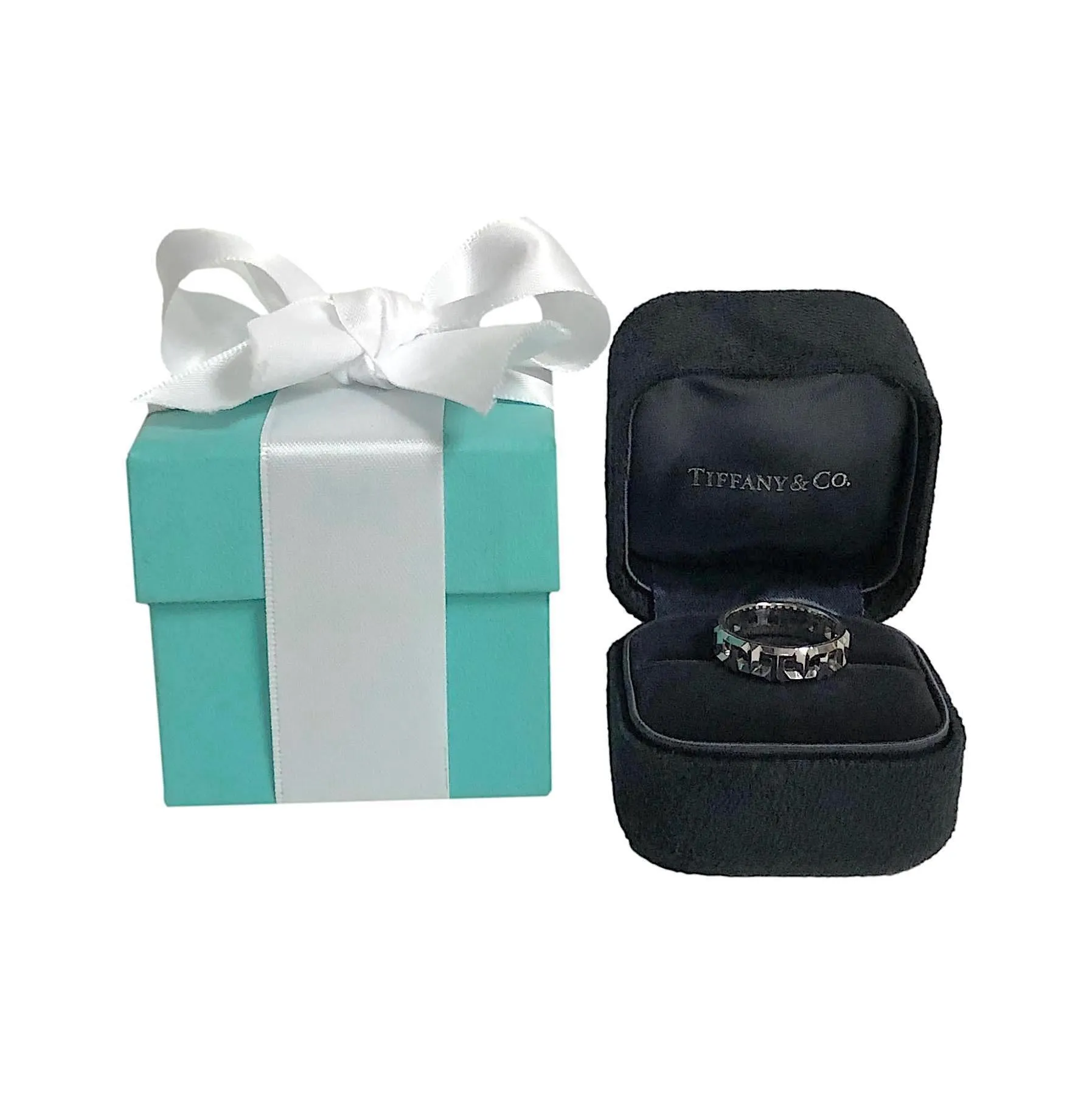 Tiffany & Co. True Wide Band Ring in 18K White Gold – 5.5mm, Size 6