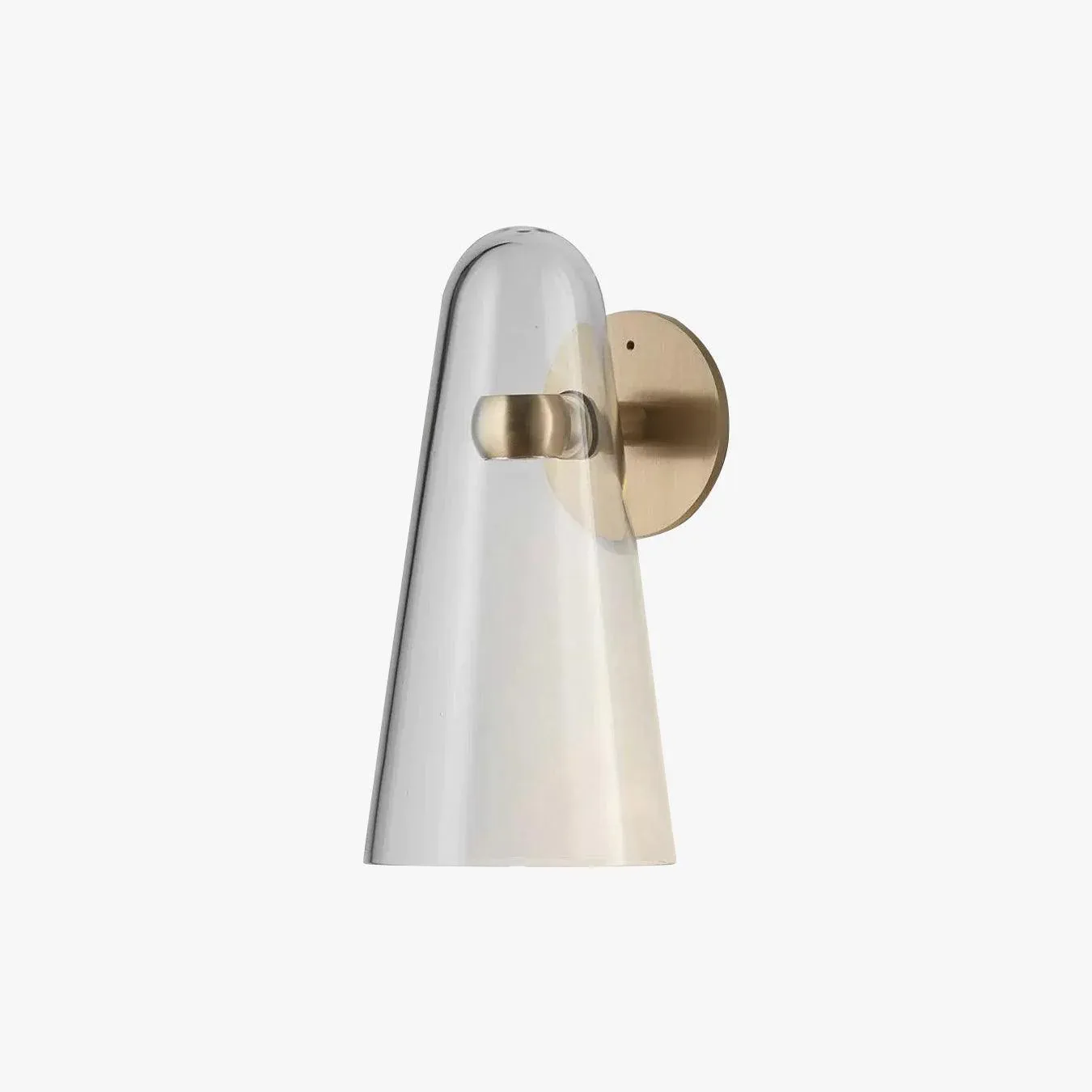 Transparent Conical Wall Lamp