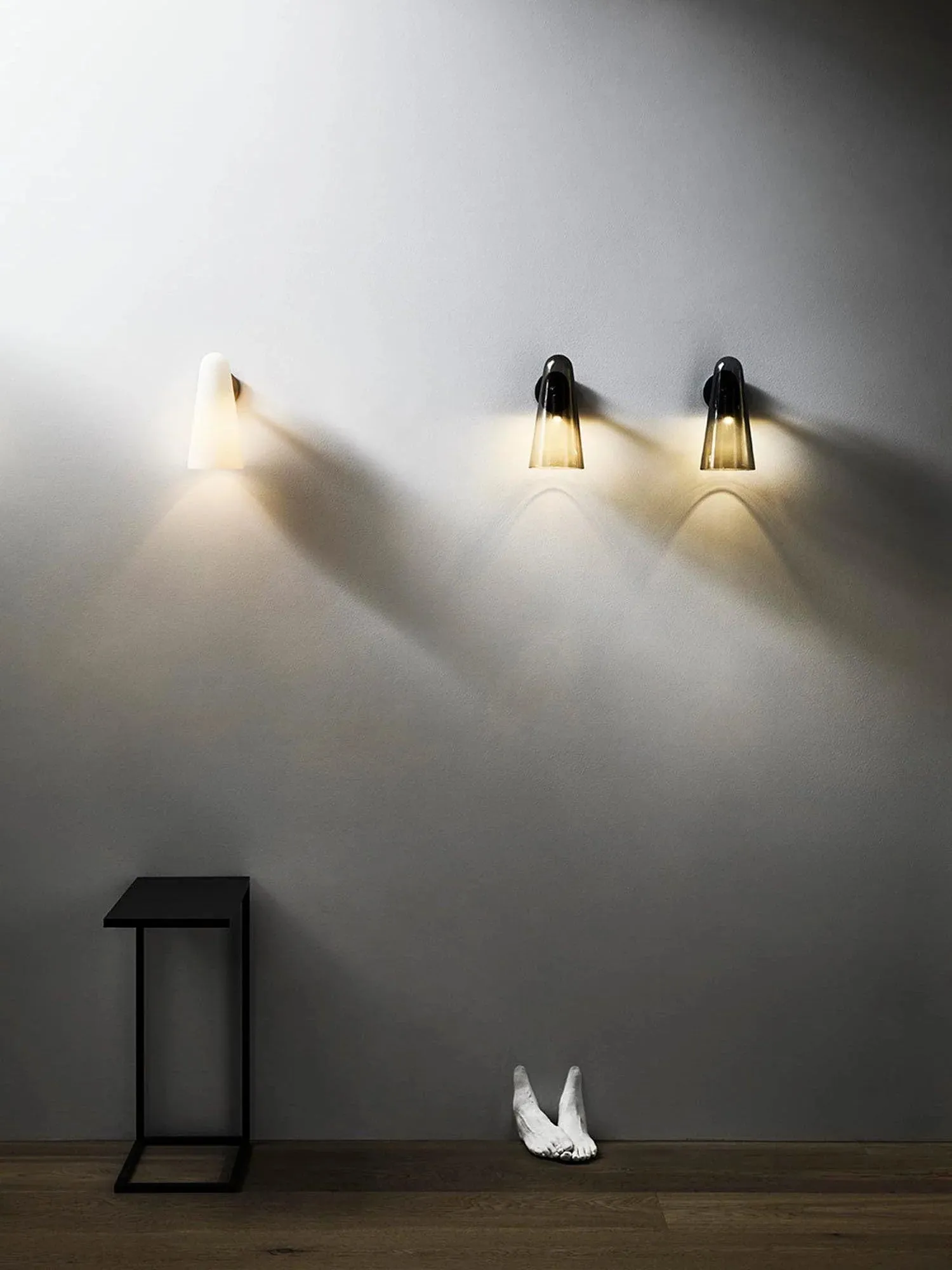 Transparent Conical Wall Lamp