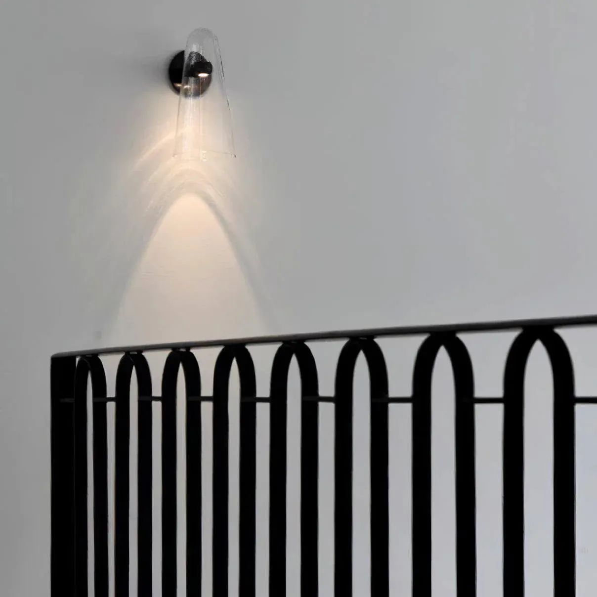 Transparent Conical Wall Lamp