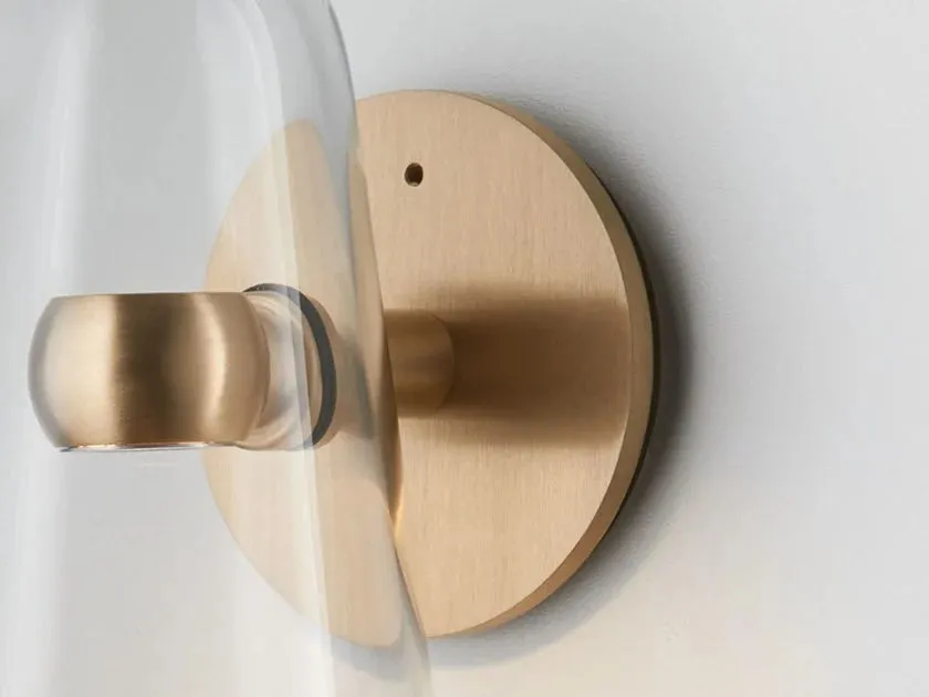 Transparent Conical Wall Lamp