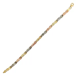 Tricolor Fancy Bracelet (14K)
