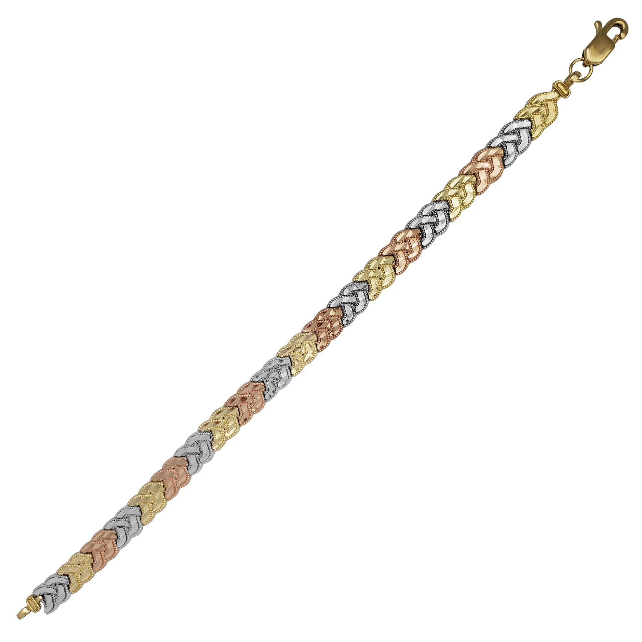 Tricolor Fancy Lady Bracelet (14K)