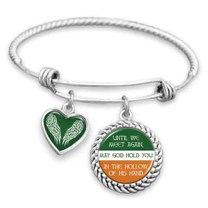 Until We Meet Again Irish Charm Bracelet