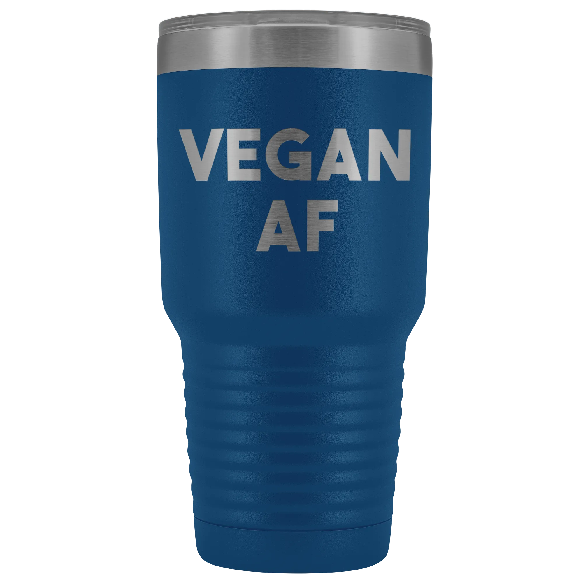 Vegan AF Tumbler Gifts for Vegans Double Walled Vacuum Insulated Hot Cold Travel Cup 30 oz BPA Free