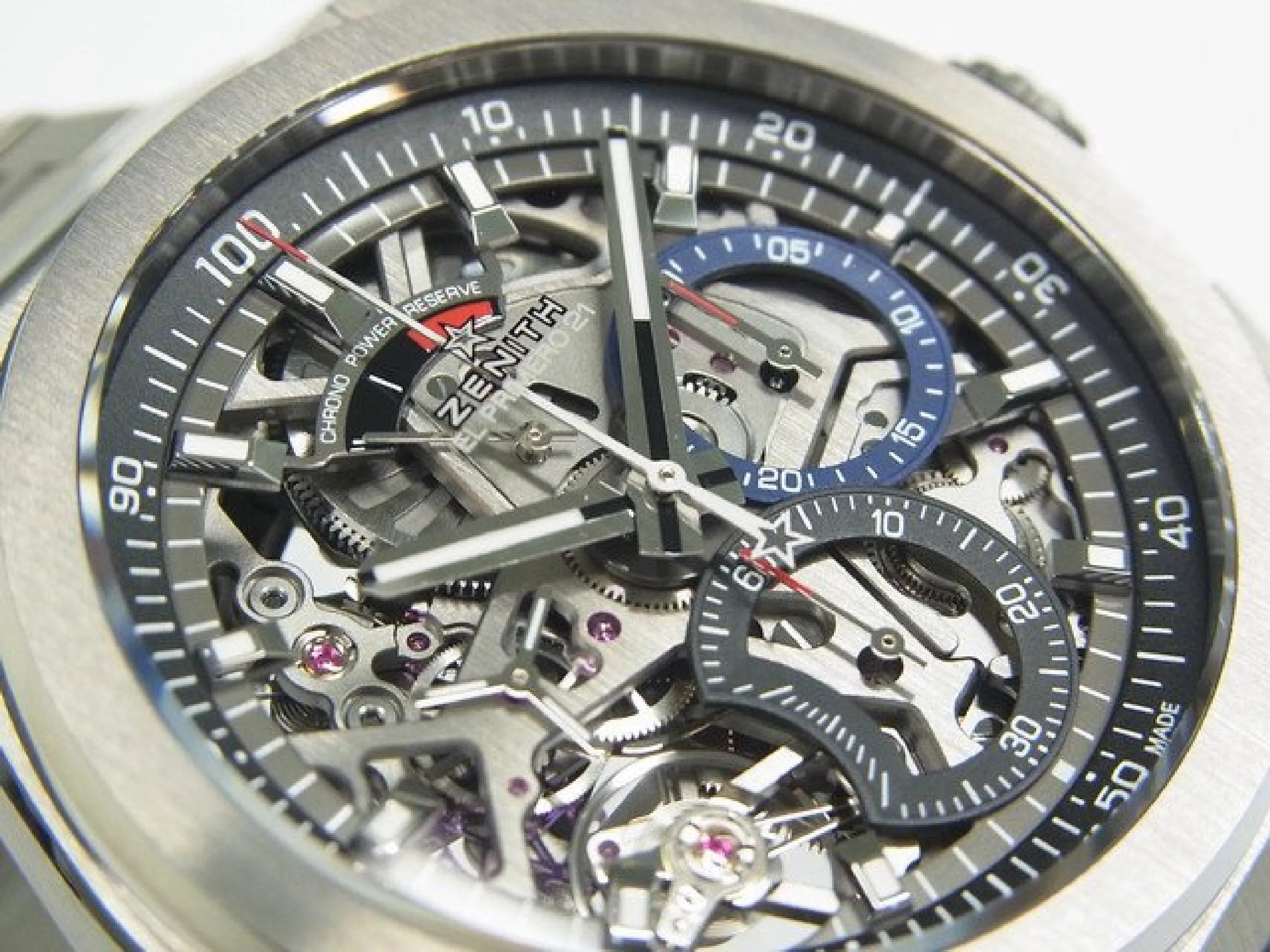 ZENITH Defy El Primero 21 Titanium 95.9000.9004/78.M9000 Genuine goods Mens 184800968